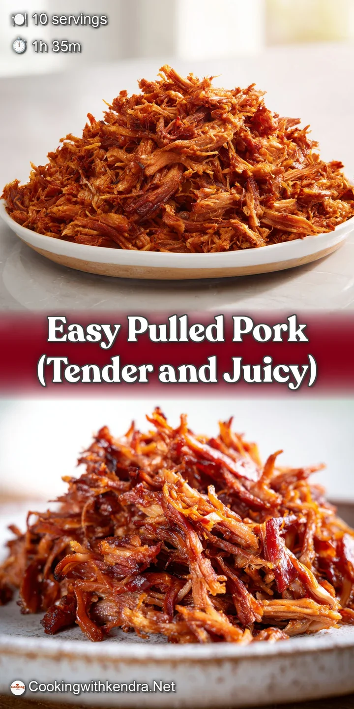 Extreme close-up of glistening, tender meat fibers coated in a rich, mahogany-colored BBQ sauce with steam rising.