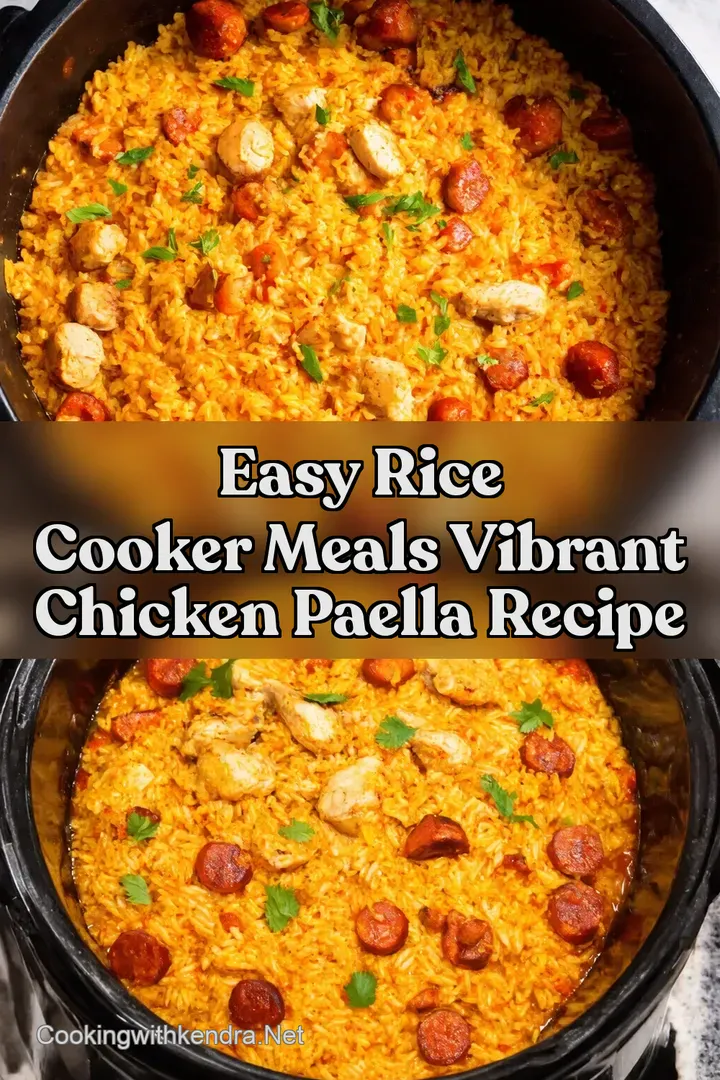Easy Rice Cooker Meals Vibrant Chicken Paella Recipe