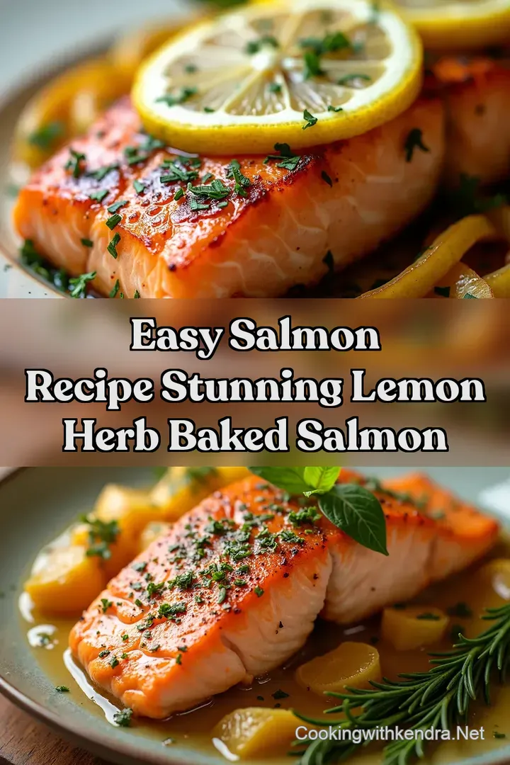 Easy Salmon Recipe Stunning Lemon Herb Baked Salmon