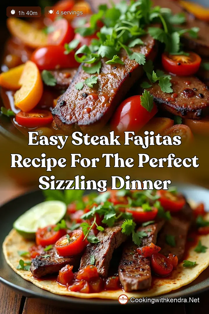 Easy Steak Fajitas Recipe for the Perfect Sizzling Dinner