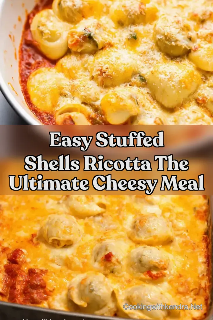 Easy Stuffed Shells Ricotta The Ultimate Cheesy Meal