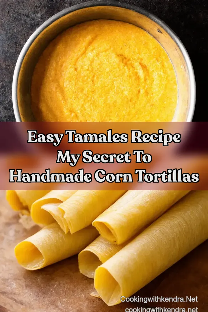 Easy Tamales Recipe My Secret to Handmade Corn Tortillas