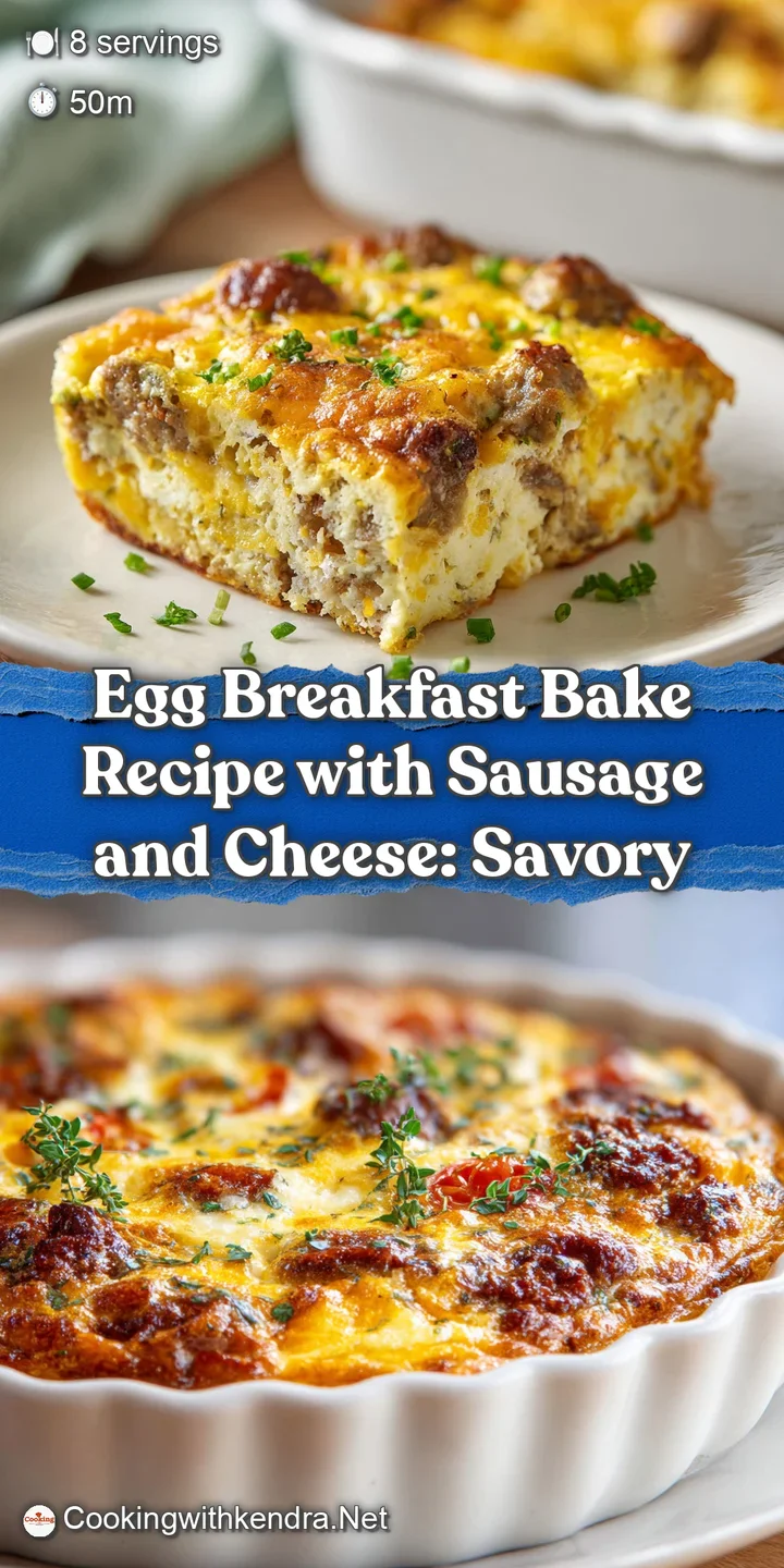 Close-up of a sausage breakfast bake showcasing crispy browned edges, bubbly cheese, and flecks of herbs. So inviting!