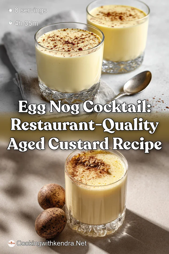 Egg Nog Cocktail: Restaurant-Quality Aged Custard Recipe