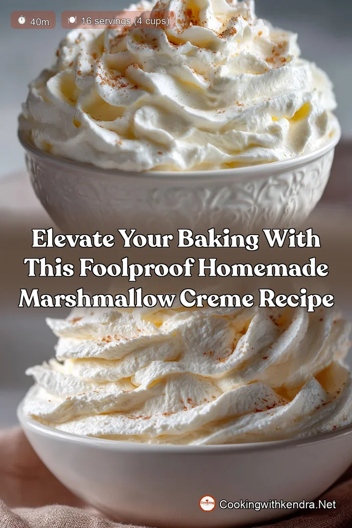 Elevate Your Baking with This Foolproof Homemade Marshmallow Creme Recipe