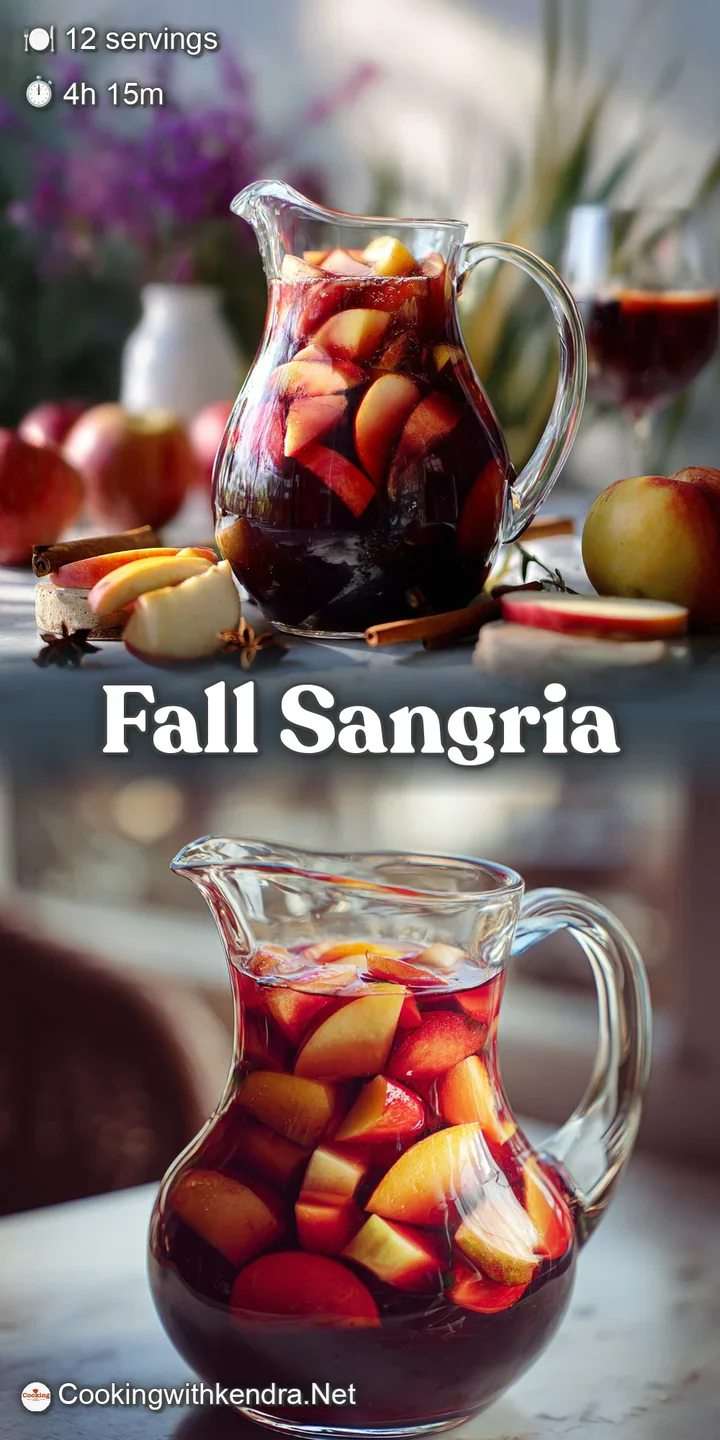 Close-up of a vibrant red sangria with visible fruit chunks and condensation on the glass, suggesting a refreshing chill.