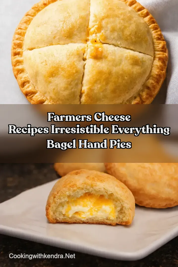 Farmers Cheese Recipes Irresistible Everything Bagel Hand Pies : PIN FOR LATER Farmers Cheese Recipes Irresistible Everything Bagel Hand Pies