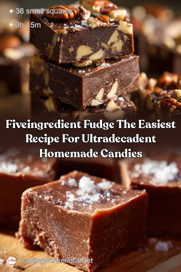 FiveIngredient Fudge The Easiest Recipe for UltraDecadent Homemade Candies