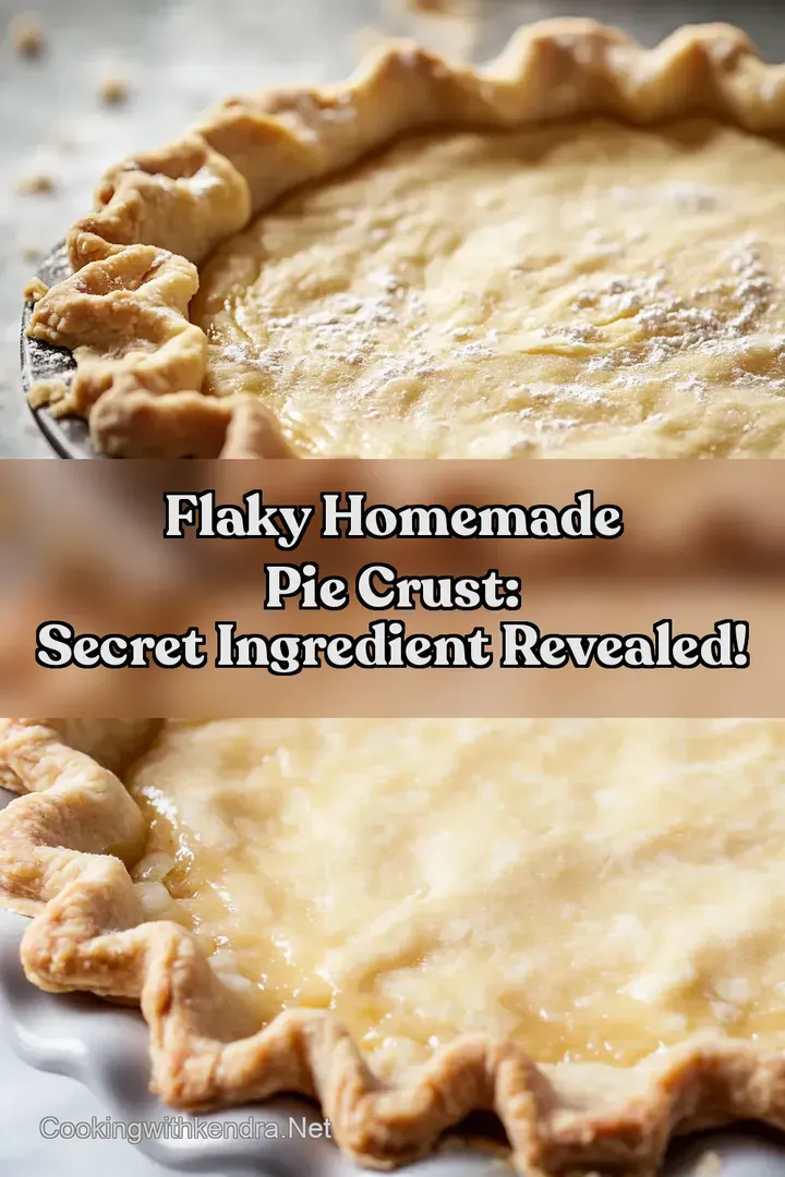 Flaky Homemade Pie Crust: Secret Ingredient Revealed!