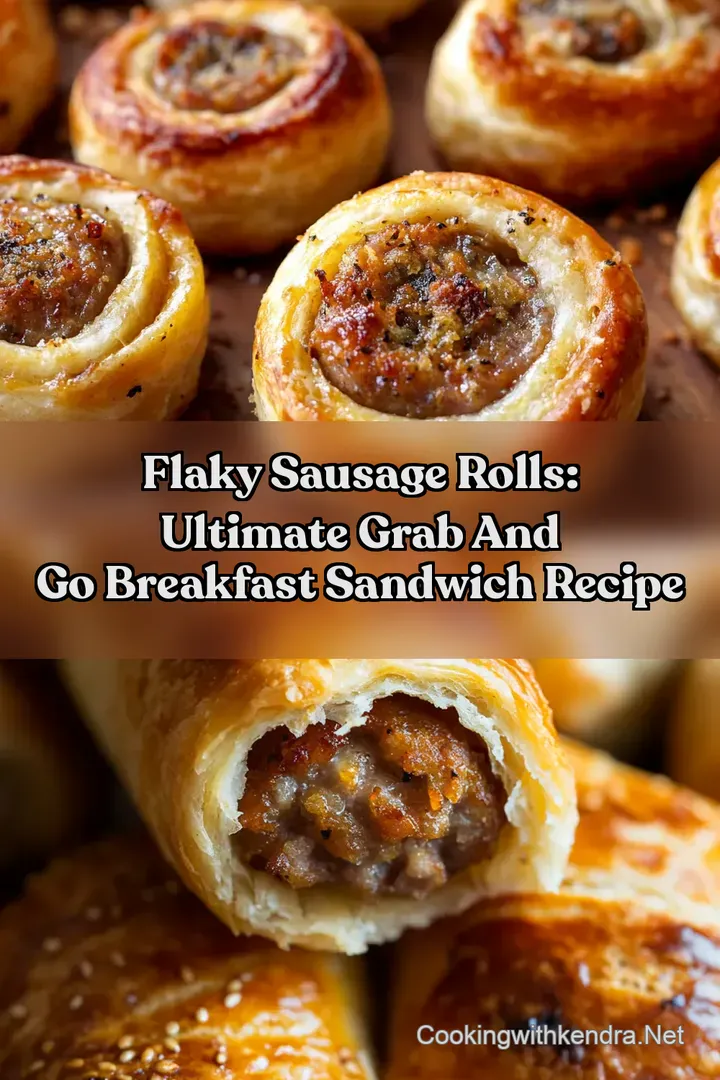 Flaky Sausage Rolls: Ultimate Grab and Go Breakfast Sandwich Recipe