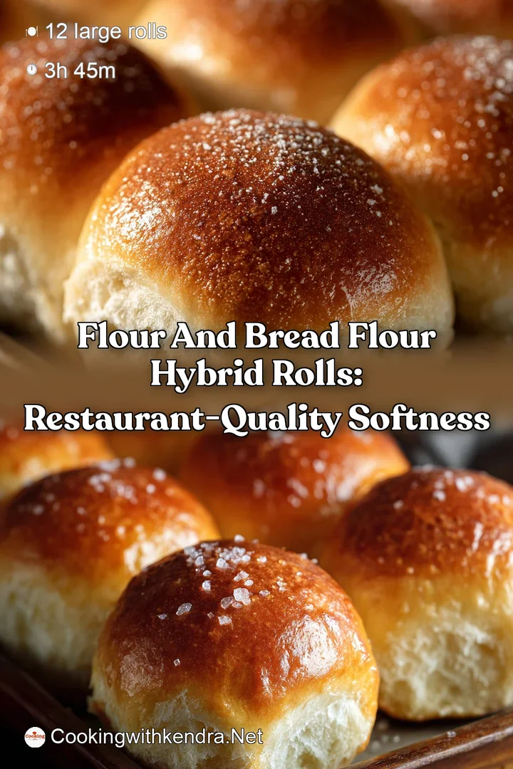 Flour and Bread Flour Hybrid Rolls: Restaurant-Quality Softness