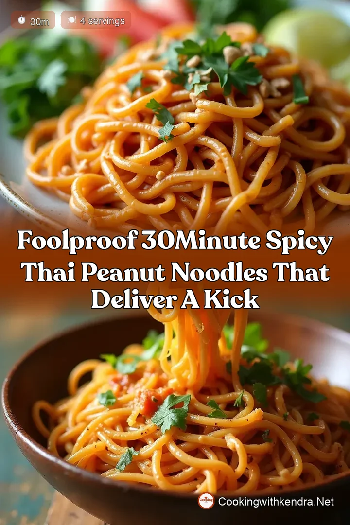 Foolproof 30Minute Spicy Thai Peanut Noodles That Deliver a Kick