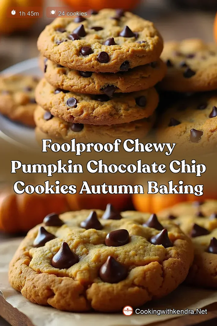 Foolproof Chewy Pumpkin Chocolate Chip Cookies Autumn Baking