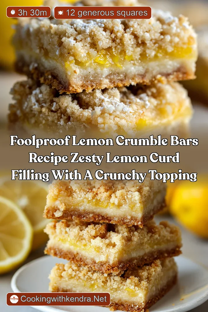 Foolproof Lemon Crumble Bars Recipe Zesty lemon curd filling with a crunchy topping