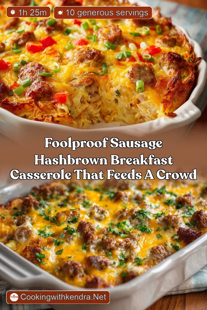 Foolproof Sausage Hashbrown Breakfast Casserole That Feeds a Crowd