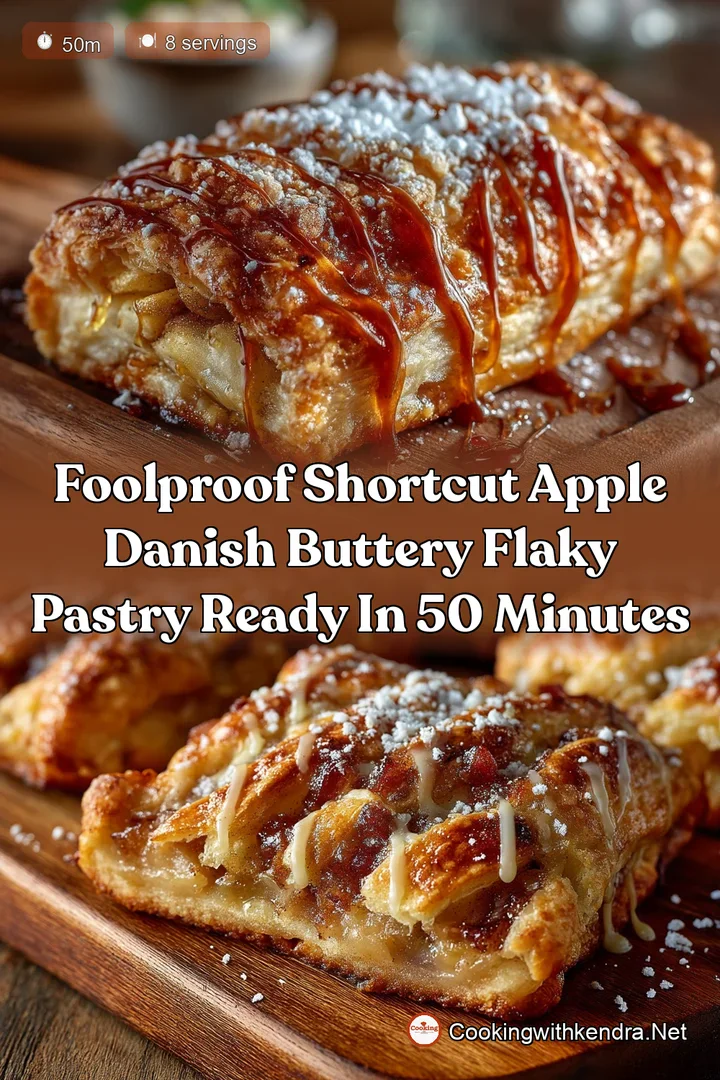 Foolproof Shortcut Apple Danish Buttery Flaky Pastry Ready in 50 Minutes