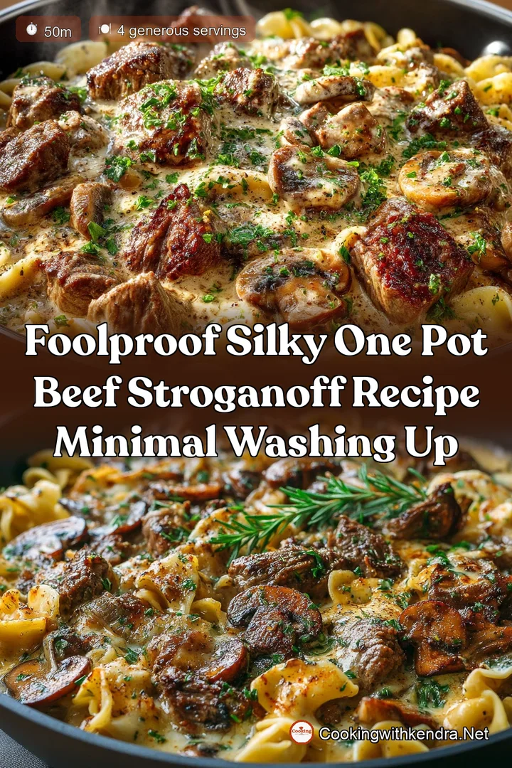 Foolproof Silky One Pot Beef Stroganoff Recipe Minimal Washing Up