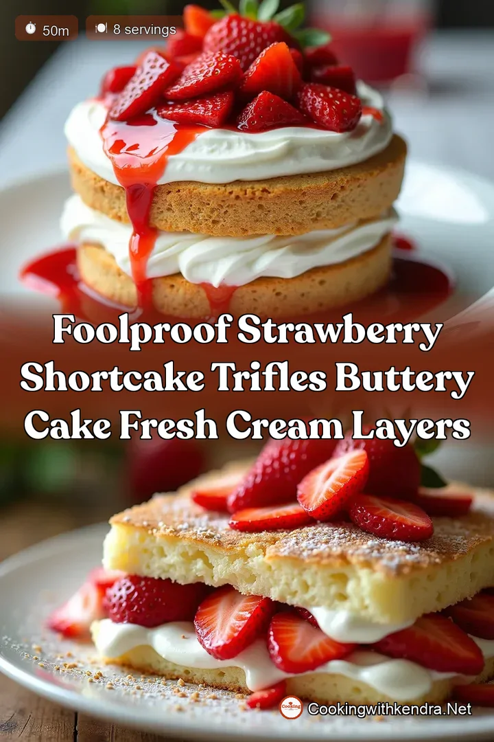 Foolproof Strawberry Shortcake Trifles Buttery Cake Fresh Cream Layers
