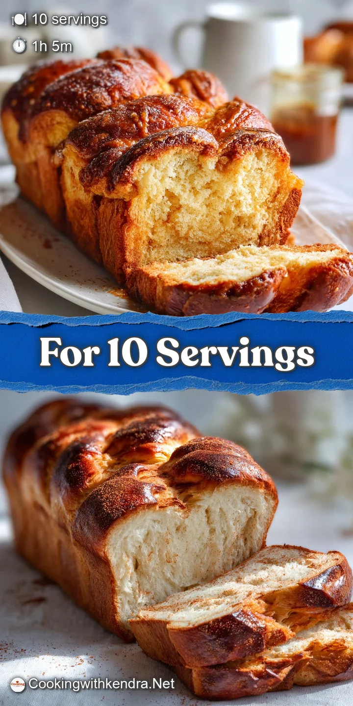 Close-up of cinnamon swirling inside the sweet bread. Rich, amber color and a soft, tempting texture.