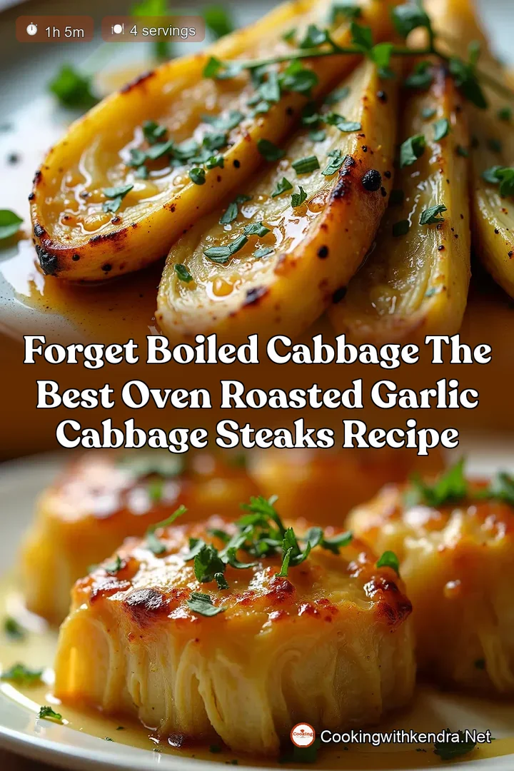Forget Boiled Cabbage The Best Oven Roasted Garlic Cabbage Steaks Recipe
