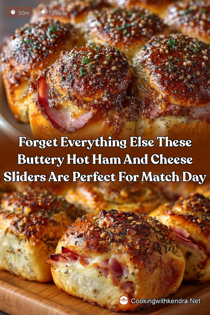 Forget everything else These Buttery Hot Ham and Cheese Sliders are Perfect for Match Day