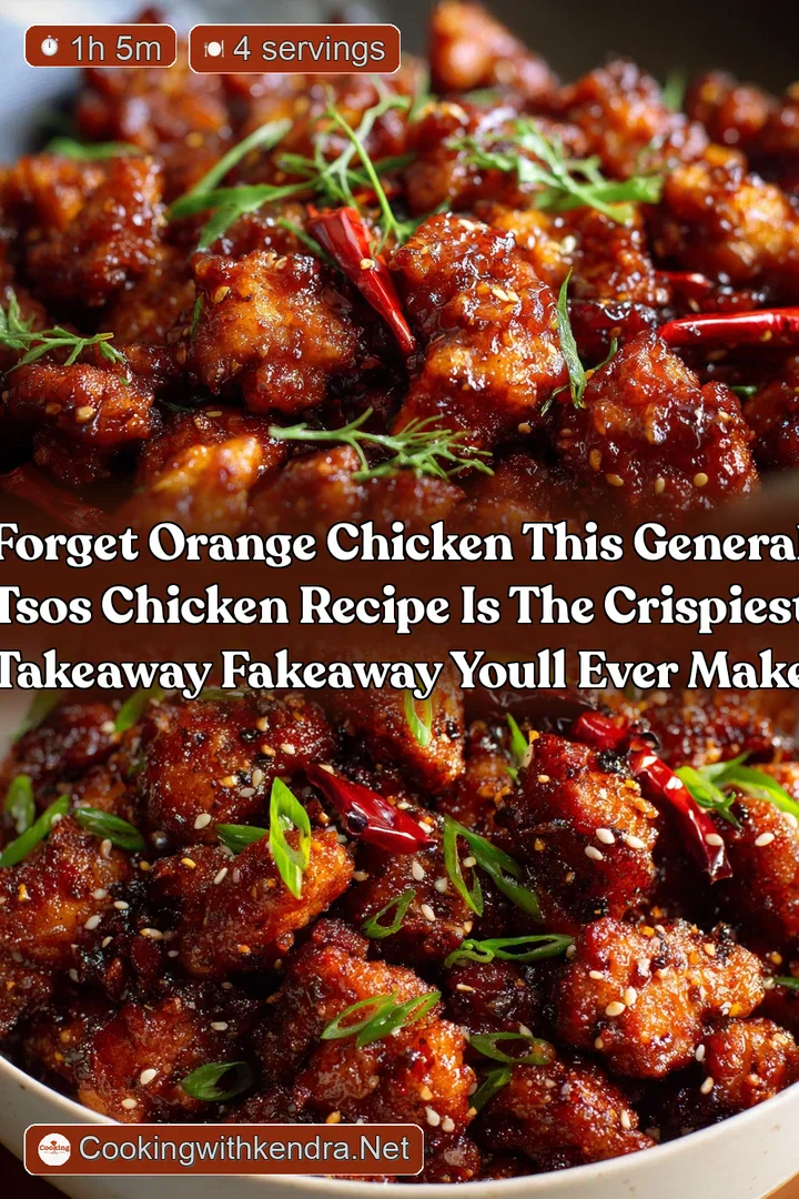 Forget Orange Chicken This General Tsos Chicken Recipe is the Crispiest Takeaway Fakeaway Youll Ever Make