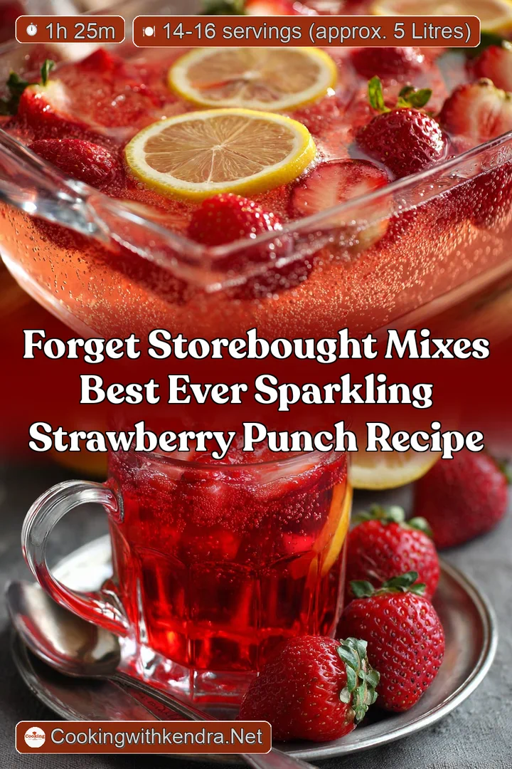 Forget StoreBought Mixes Best Ever Sparkling Strawberry Punch Recipe
