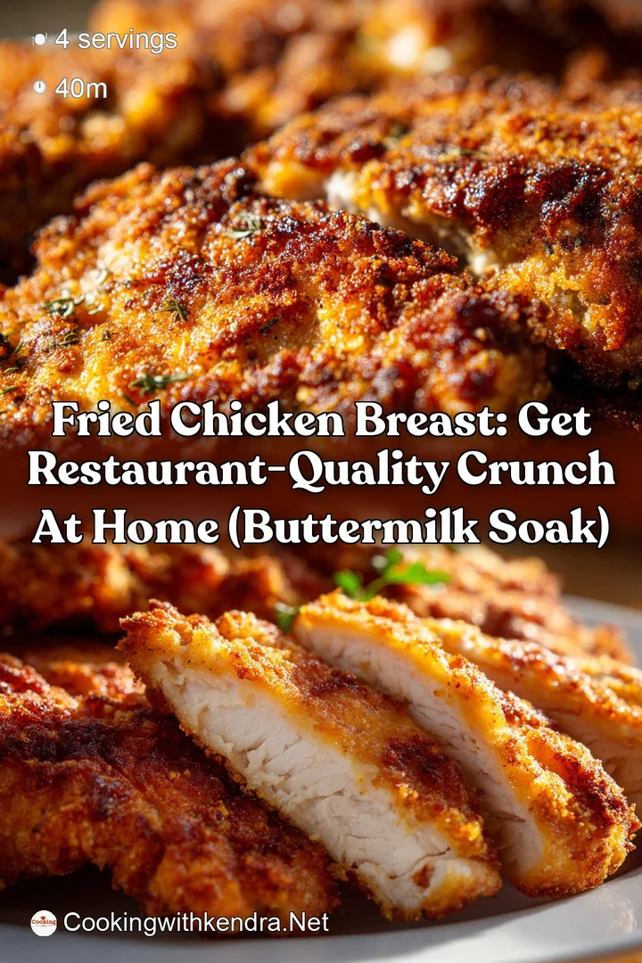 Fried Chicken Breast: Get Restaurant-Quality Crunch at Home (Buttermilk Soak)