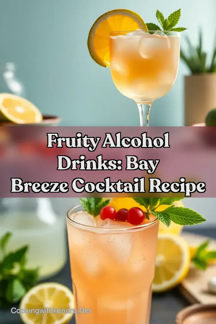 Fruity Alcohol Drinks: Bay Breeze Cocktail Recipe