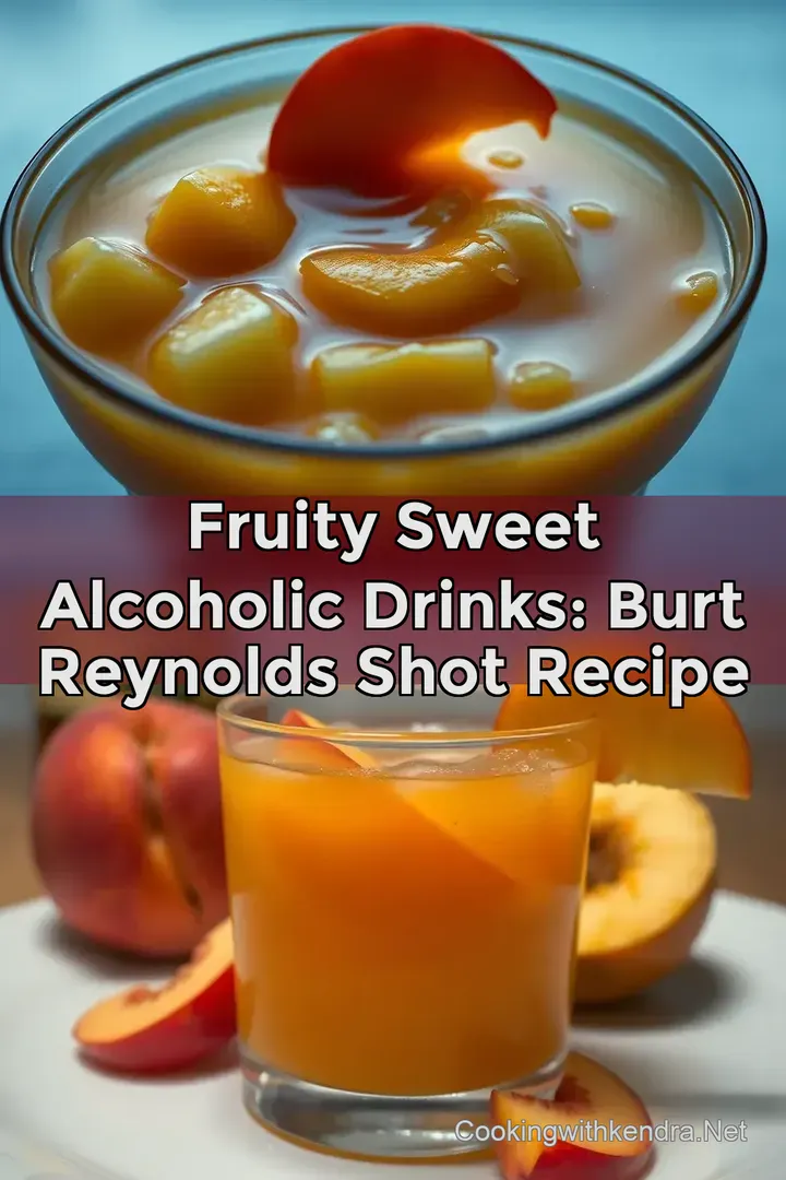 Fruity Sweet Alcoholic Drinks: Burt Reynolds Shot Recipe