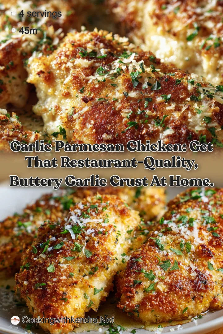 Garlic Parmesan Chicken: Get that restaurant-quality buttery garlic crust at home.
