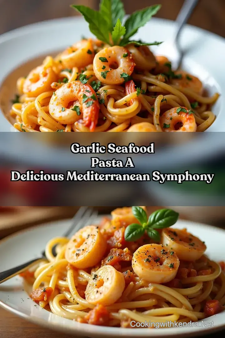 Garlic Seafood Pasta A Delicious Mediterranean Symphony