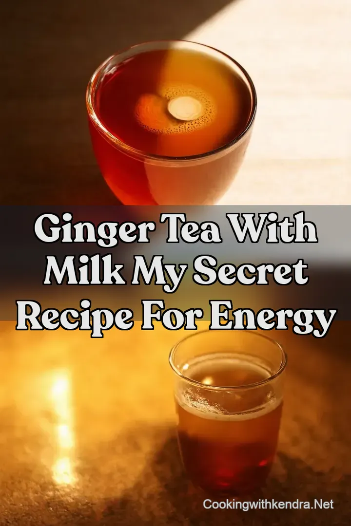 Ginger Tea With Milk My Secret Recipe For Energy : PIN FOR LATER Ginger Tea With Milk My Secret Recipe For Energy