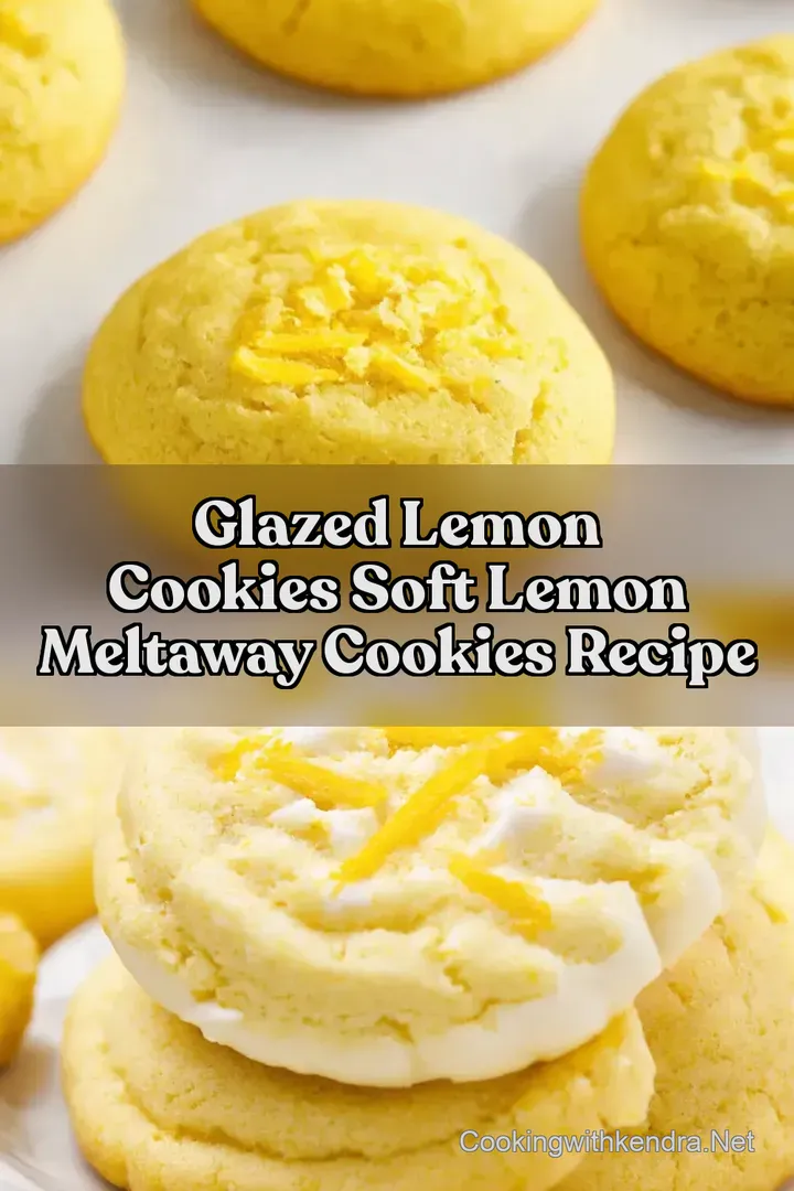 Glazed Lemon Cookies Soft Lemon Meltaway Cookies Recipe