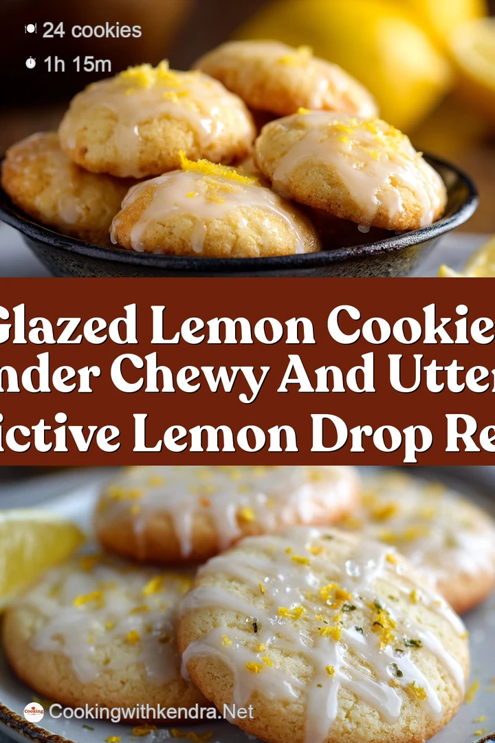Glazed Lemon Cookies Tender Chewy and Utterly Addictive Lemon Drop Recipe