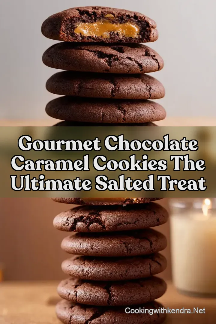 Gourmet Chocolate Caramel Cookies The Ultimate Salted Treat
