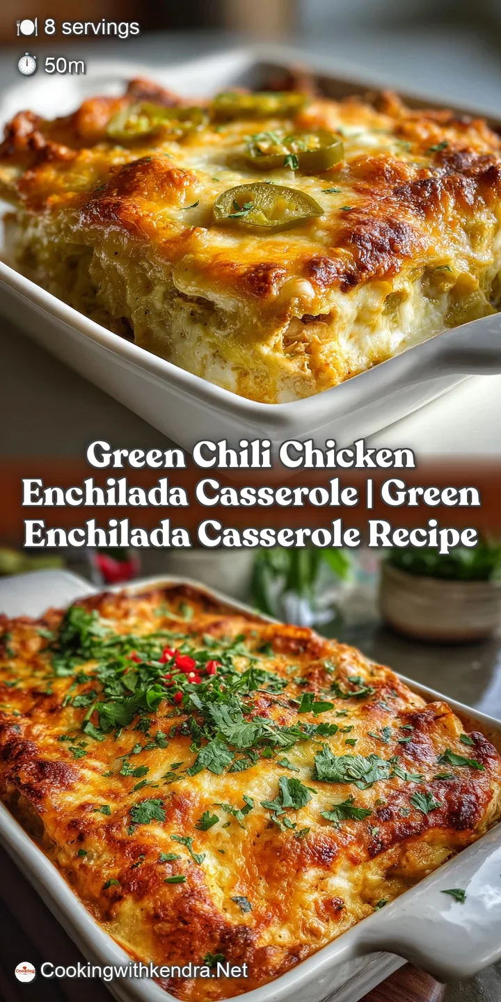 Close-up of a forkful of chicken enchilada casserole, showing the tender chicken and the rich, velvety green sauce.