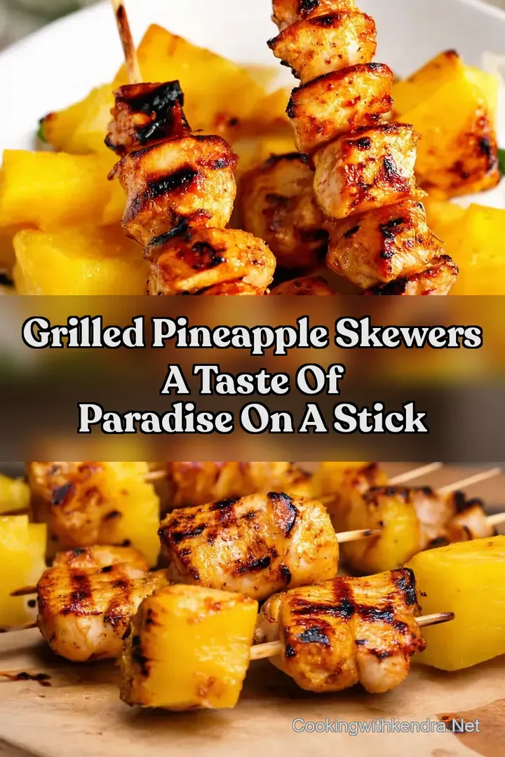 Grilled pineapple Skewers A Taste of Paradise on a Stick
