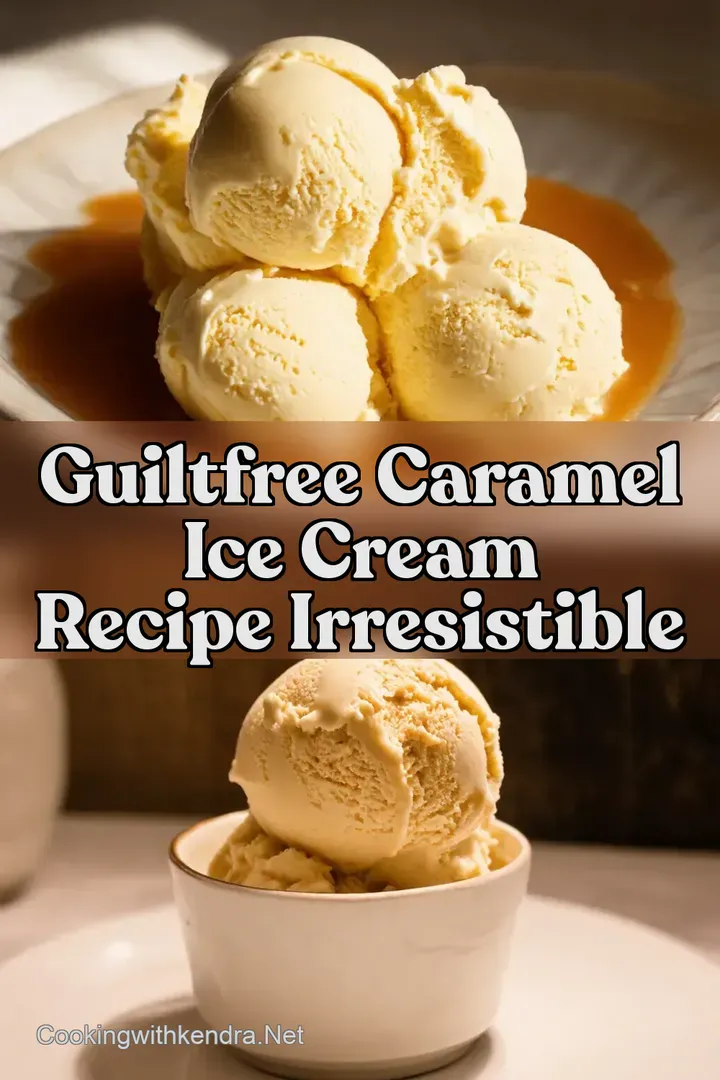 GuiltFree Caramel Ice Cream Recipe Irresistible