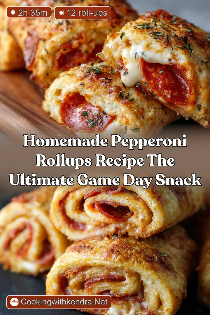 Homemade Pepperoni RollUps Recipe The Ultimate Game Day Snack