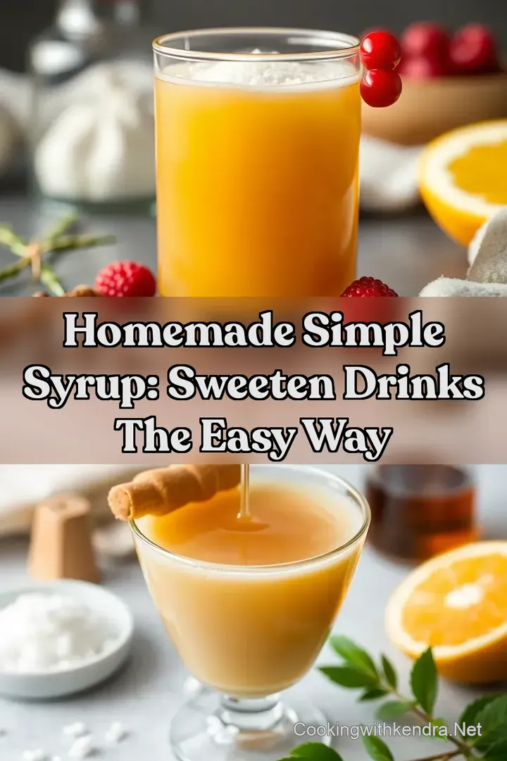 Homemade Simple Syrup: Sweeten Drinks the Easy Way : PIN FOR LATER Homemade Simple Syrup: Sweeten Drinks the Easy Way