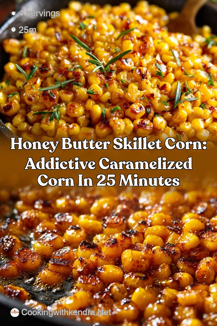 Honey Butter Skillet Corn: Addictive Caramelized Corn in 25 Minutes