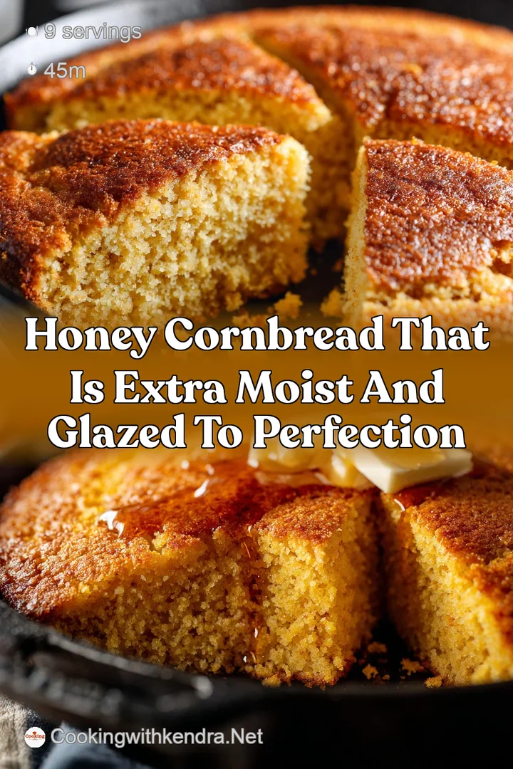 Honey Cornbread That Is Extra Moist and Glazed to Perfection