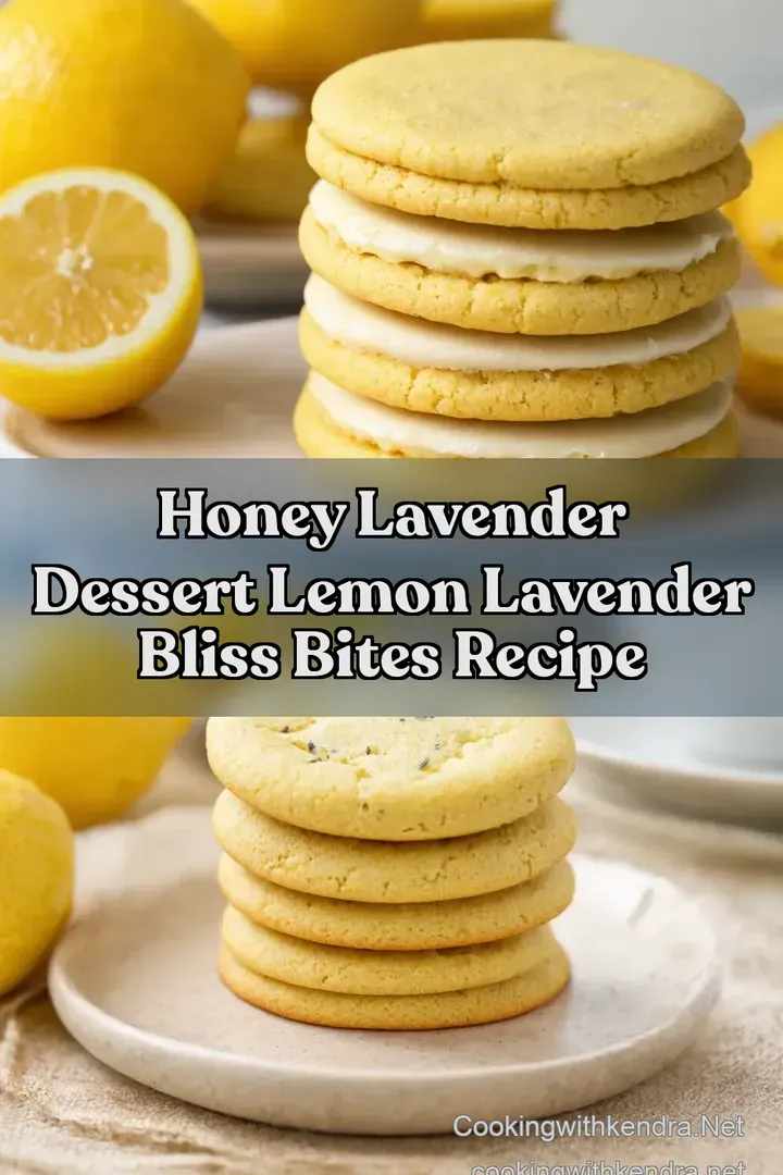 Honey Lavender Dessert Lemon Lavender Bliss Bites Recipe