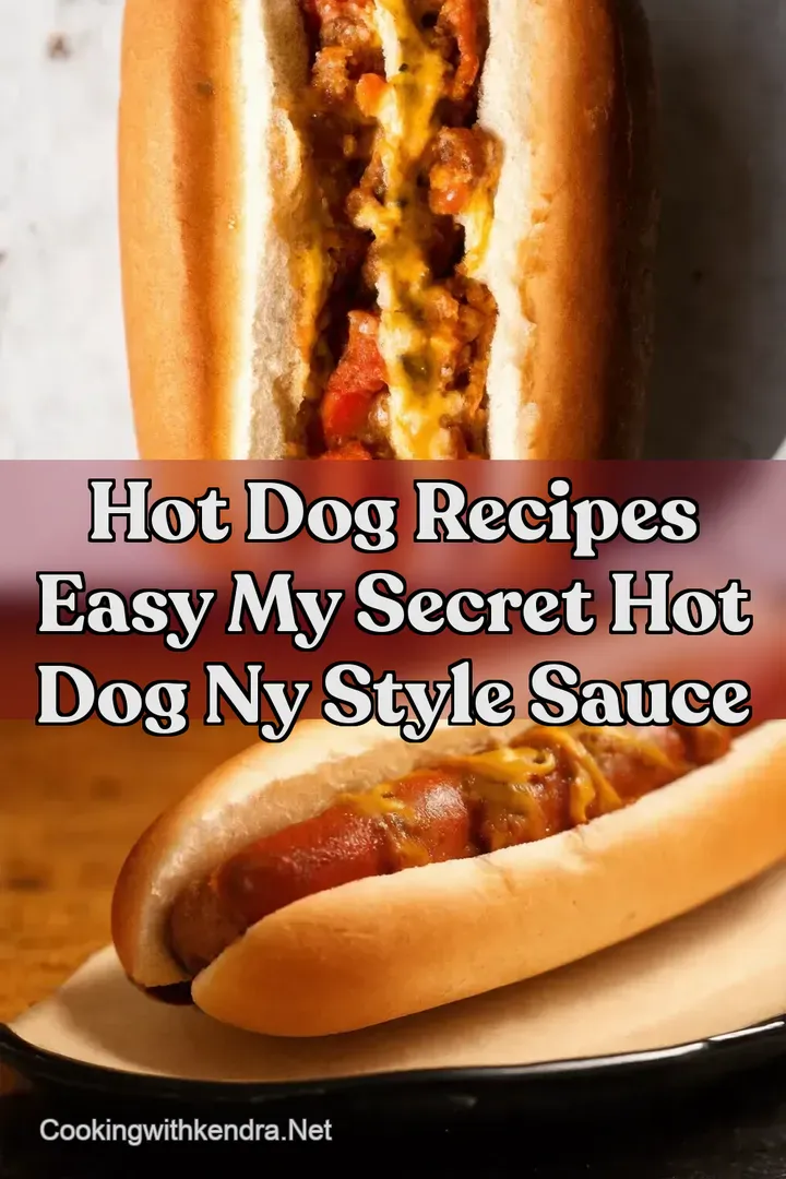 Hot Dog Recipes Easy My Secret Hot Dog NY Style Sauce : PIN FOR LATER Hot Dog Recipes Easy My Secret Hot Dog NY Style Sauce