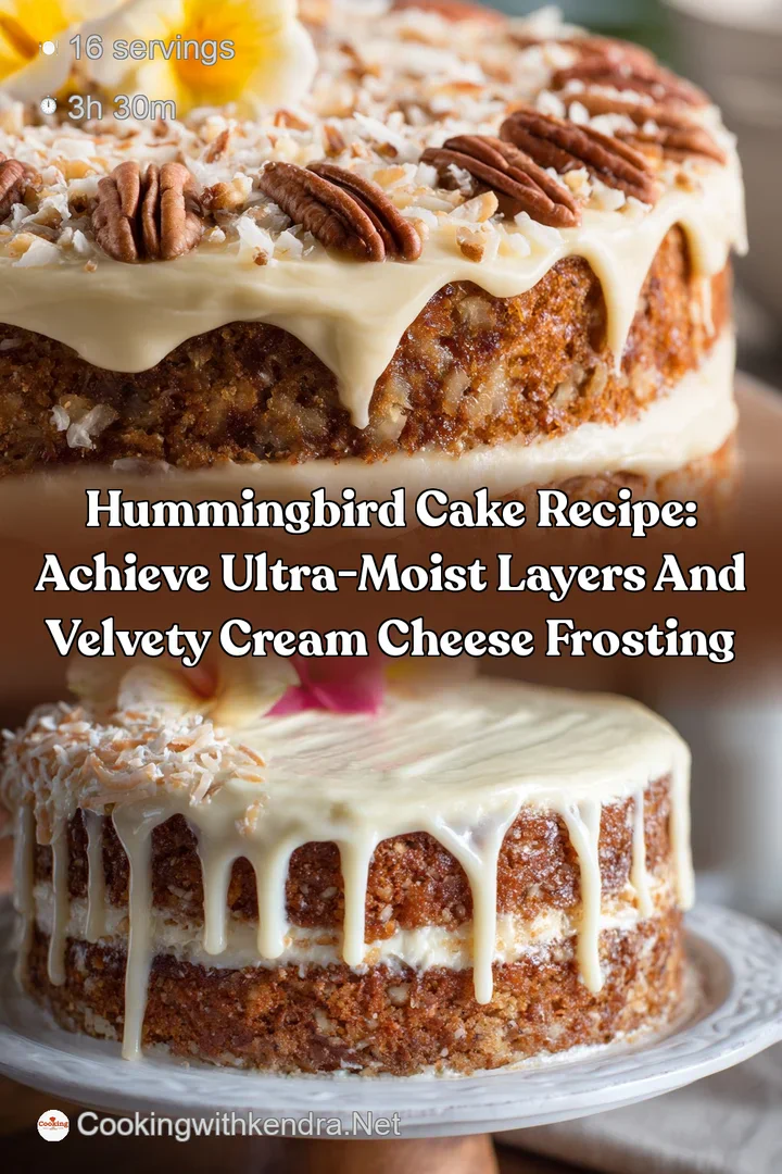 Hummingbird Cake Recipe: Achieve Ultra-Moist Layers and Velvety Cream Cheese Frosting