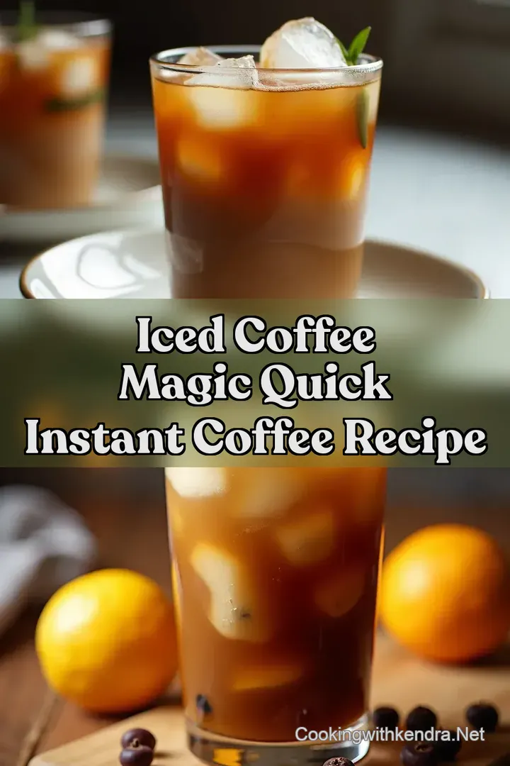 Iced Coffee Magic Quick Instant Coffee Recipe