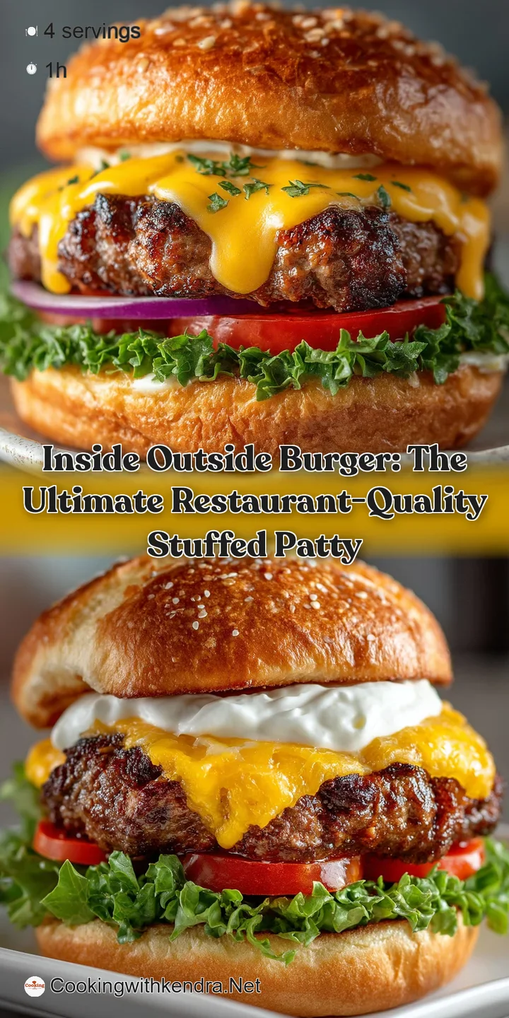 Inside Outside Burger: The Ultimate Restaurant-Quality Stuffed Patty