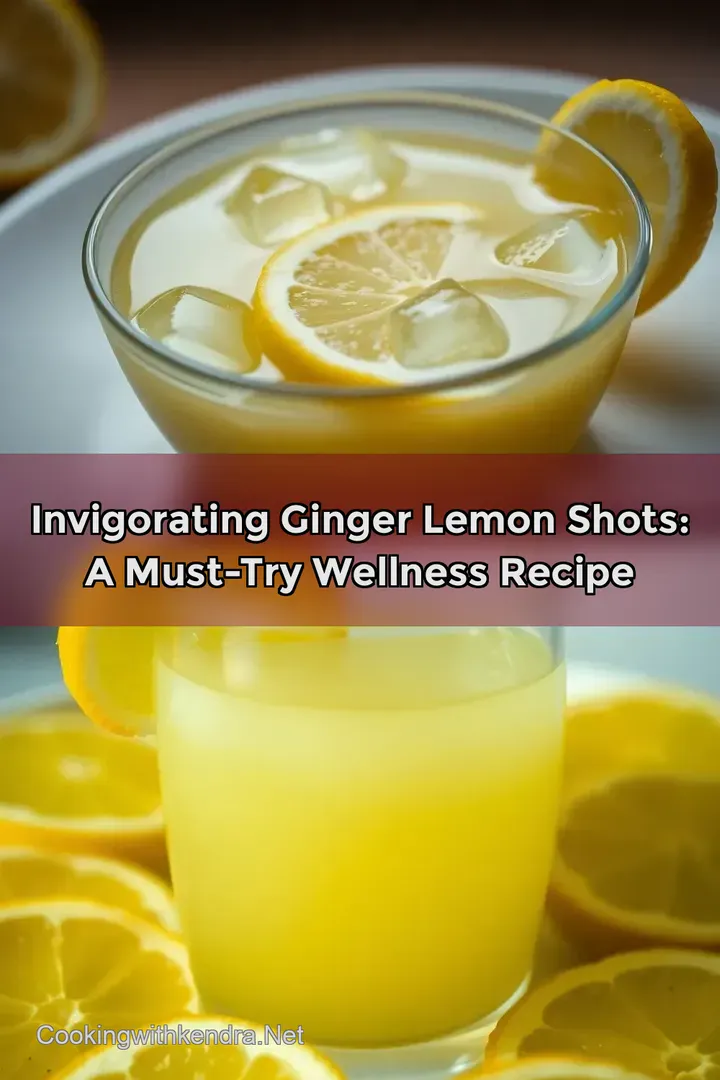 Invigorating Ginger Lemon Shots: A Must-Try Wellness Recipe