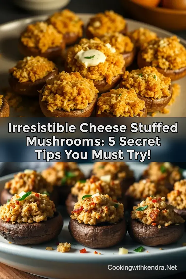 Irresistible Cheese Stuffed Mushrooms: 5 Secret Tips You Must Try!
